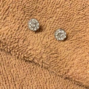 Dazzling Round Crystal Earrings